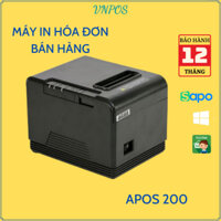 Máy in hoá đơn K80 APOS 200 USB in bill tính tiền POS từ các phần mềm bán hàng khổ giấy 80mm
