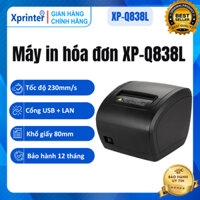 Máy in hóa đơn K80 Xprinter Q838L USB + LAN