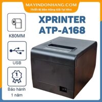 Máy in hoá đơn Kiotviet - Khổ K80mm In Từ Điện Thoại ATP A168 USB + LAN