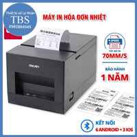 Máy in hóa đơn nhiệt Deli hỗ trợ kết nối usb va bluetooth không dây