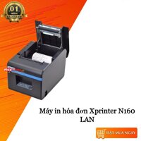 Máy in hóa đơn XPRINTER N160 tự động cắt giấy cổng kết nối mạng LAN in nhiệt khổ 80 mm phổ biến cho bill siêu thị tạp hóa kiotviet giao hàng tiện lợi