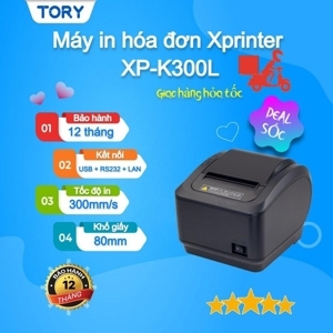 Máy in hóa đơn Xprinter XP-K300L