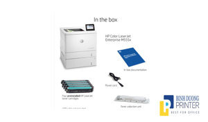 Máy in HP Color LaserJet Enterprise M555x 7ZU79A