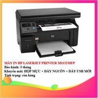 MÁY IN HP LASERJET PRINTER M1132MFP - KÈM HỘP MỰC , DÂY NGUỒN , DÂY USB MỚI - AALO.VN