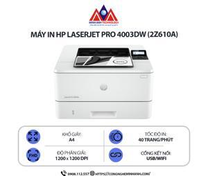 Máy in HP LaserJet Pro M4003DW 2Z610A