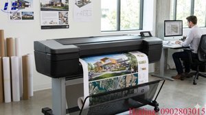Máy in khổ lớn HP DesignJet T1708 44-in PostScript Printer (1VD84A)