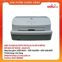 MÁY IN KIM OLIVETTI PR2 PLUS IN SỔ IN BẰNG ĐÃ QUA SỬ DỤNG - AALO.VN