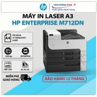 Máy in laser A3 HP LaserJet Enterprise M712DN. Máy in A4 hiệu suất cao dành cho doanh nghiệp chính hãng HP.