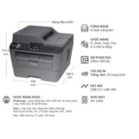 Máy in laser đa chức năng Brother MFC-L2701DW (Print/ Scan/ Copy/ Fax PC/ Duplex/ Wifi) - Brother Việt Nam