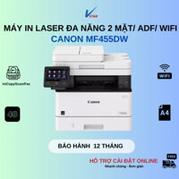 Máy In Laser đa chức năng CANON MF455DW - In 2 mặt, Copy, Scan, Fax, Wifi, ADF. Mới 100%