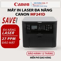 Máy in Laser đa chức năng Canon MF241D copy, scan màu. Máy in laser đảo mặt. Bảo hành 1 đổi 1 - Vanphongstar