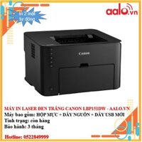 MÁY IN LASER ĐEN TRẮNG CANONNN IMAGECLASS LBP151DW ĐÃ QUA SỬ DỤNG - AALO.VN