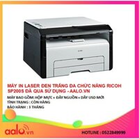 MÁY IN LASER ĐEN TRẮNG ĐA CHỨC NĂNG RICOH SP200S ĐÃ QUA SỬ DỤNG - AALO.VN