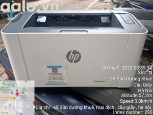 Máy in laser đen trắng HP 107W 4ZB78A