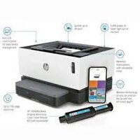 Máy in Laser đen trắng HP Neverstop Laser 1000w – wifi- Hết mực lại đổ vào in liên tục như máy in phun