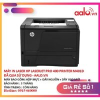 MÁY IN LASER HP LASERJET PRO 400 PRINTER M401D ĐÃ QUA SỬ DỤNG - AALO.VN
