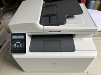 Máy in laser màu HP 181fw cũ (in màu khổ a4, scan, copy, fax + wifi, khay adf, giá tốt nhất, BH 6T)
