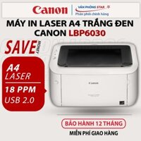 Máy in laser trắng đen Canon LBP 6030. Máy in A4 tốc độ cao. Máy in Canon chính hãng mới bảo hành 12 tháng