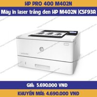 Máy in laser trắng đen HP M402N (C5F93A)-hàng chính hãng