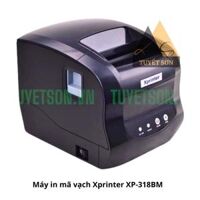 Máy in mã vạch + in hóa đơn XPrinter XP-318BM USB+LAN, máy in tem nhãn bardcode in bill                         &nbsp(&nbspIn nhiệt trực tiếp, 203 DPI, K82x100mm, Đường kính lõi tối thiểu 25mm, Hai chế độ in tem và in bill - Chính hãng MỚI 100% - Bảo hành 12 Tháng&nbsp)