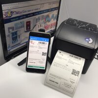 Máy in mã vạch nhiệt Xprinter XP 420B - Kết nối USBLAN - ứng dụng thương mại điện tử, in tem, nhãn siêu thị, tạp hóa - Hàng chính hãng