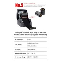 MÁY IN MÃ VẠCH - TEM PHỤ GODEX G500 SẴN PHẦN MỀM THIẾT KẾ TEM PHỤ