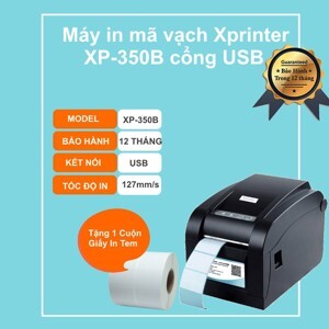 Máy in mã vạch Xprinter XP-350BM