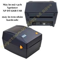 Máy in mã vạch Xprinter XP-DT426B USB, máy in tem nhãn bardcode                         &nbsp(&nbspIn nhiệt trực tiếp, tuổi thọ 30km, 203DPI, K110mmx50m, 152mm/ giây, dùng giấy dang cuộn tròn - Chính hãng MỚI 100% - Bảo hành 12 Tháng&nbsp)