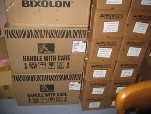 Máy in mã vạch Zebra 105SL Plus (300dpi)