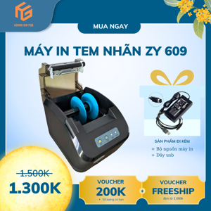 Máy in mã vạch Zywell ZY609