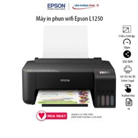 Máy in màu A4 giá rẻ Epson L1250 (Wifi) Máy in ảnh đẹp sắc nét không nhòe tốc độ cao, tiết kiệm chi phí in