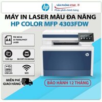 Máy in màu HP Color LaserJet Pro 4303FDW đa chức năng. Máy in scan, máy photo, máy fax, in đảo mặt tự động