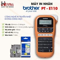 Máy in nhãn Brother P-Touch PT-E110 Chính Hãng (Kèm 1 cuộn nhãn 12mm)
