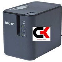Máy in nhãn Brother PT-P900W dạng để bàn.