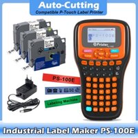 Máy In Nhãn Công Nghiệp Tự Động Không Dây ps-100e Và 3 Máy In Nhãn tze-231 tze231 Như Anh Ptouch pt-e110vp