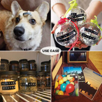 Máy in nhãn dán 3D mini thủ công Xidi, nhãn dán trang trí 7CYO