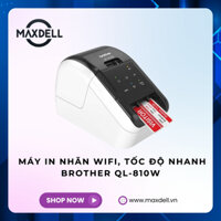 Máy In Nhãn Dán Kết Nối Wifi, Máy In Nhãn Brother QL-810W - Hàng Chính Hãng Bảo Hành 12 Tháng