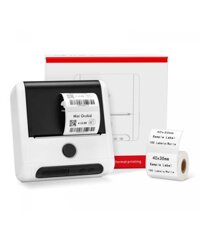 Máy In Nhãn Di Động M200, Bluetooth, In Qua App, Màu Trắng, Màu Đen