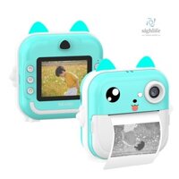 Máy in nhãn Máy ảnh tức thì dễ thương cho trẻ em 24MP Camera kỹ thuật số trẻ em Máy ảnh in tức thì với màn hình IPS 2,4 inch Đầu ghi Video Bộ lọc dễ thương Lễ hội lấy nét tự động Gi Came-226