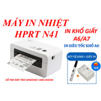 Máy in nhiệt A6 HPRT N41 in khổ A6 100x150 A7 76x130 , in đơn sàn TMĐT các đơn vị vận chuyển