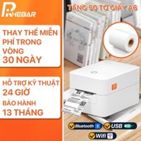 Máy in nhiệt A6 in đơn hàng,20-110mm GHTK USB+Bluetooth+WIFI mã vận đơn, mã vạch, phiếu gửi hàng