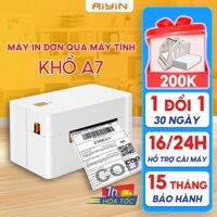 Máy in nhiệt AYIN 368 ,máy in đơn hàng,tem vận chuyển,mã vạch khổ A7