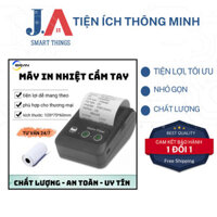 Máy In Nhiệt Cầm Tay MP-58N Không Dây Kết Nối Bluetooth, Máy In Bill Tiện Lợi, Máy In Cầm Tay, Máy In Siêu Thị (JA MALL)