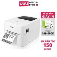 Máy In Nhiệt Deli In Đơn Hàng, Hóa Đơn, Tem Mã Vạch, Logo Tự Dán - Kết Nối USB, Tốc Độ In 1 Đơns - DL-760D - DL-720C - A7