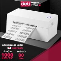 Máy In Nhiệt Deli In Đơn Hàng, Hóa Đơn, Tem Mã Vạch, Logo Tự Dán - Kết Nối USB, Tốc Độ In 1 Đơns - DL-760D - DL-760D - A7
