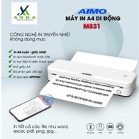 MÁY IN NHIỆT DI ĐỘNG KHỔ A4 M831 – In 3 loại giấy: Giấy cuộn, giấy rời & giấy liên tục