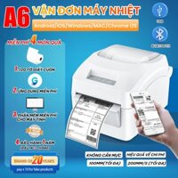 Máy in nhiệt đơn hàng A6 A7,Máy in vận đơn,vận đơn,mã vạch,phiếu gửi hàng,logo sẵn lớp keo tự dính