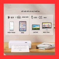 Máy in nhiệt mini A4LE NLINK in khổ A4,A5 sạc pin như 1 chiếc điện thoại nhỏ gọn nhẹ nhàng dễ dàng mang đi in mọi lúc