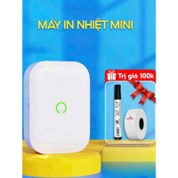 Máy in nhiệt mini cầm tay bluetooth D11 in tem, mã vạch, nhãn dán, logo, sticker