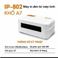 máy in nhiệt mini pkdik 802 in đơn hàng in tem mã vận đơn , mã vạch ,phiếu giữ hàng